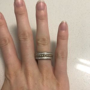 Forever Pandora Ring Clear Cz Sterling 